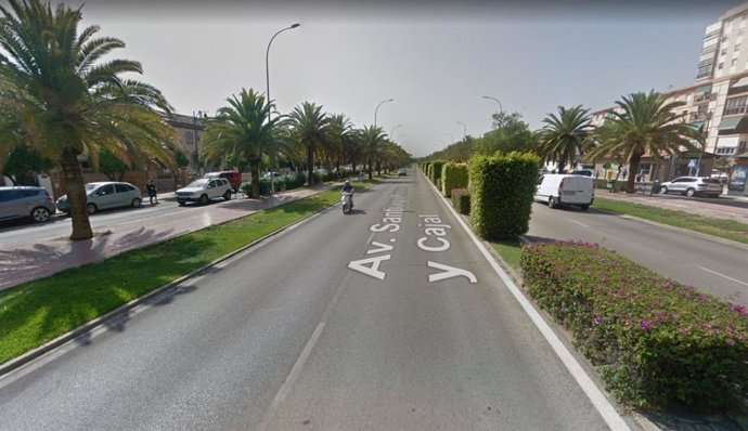 Avenida Santiago Ramón y Cajal de Málaga