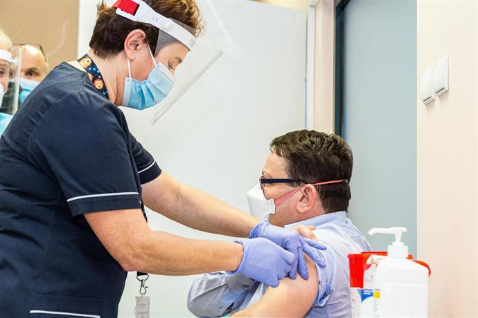 Archivo - Campaña de vacunación contra el coronavirus en Polonia