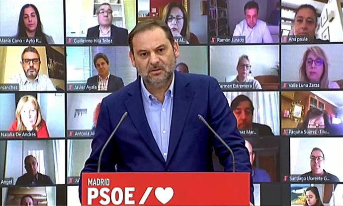 El secretari d'Organització del PSOE i ministre de Transports, Mobilitat i Agenda Urbana, José Luis Ábalos
