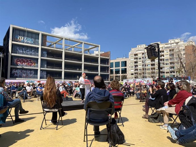 Acto 'Por la mayoría' en Barcelona