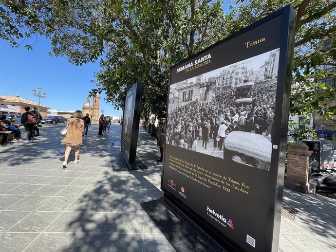 Ayuntamiento de Sevilla organiza la exposición 'Semana Santa en la memoria' con 60 imágenes de cofradías de la ciudad.