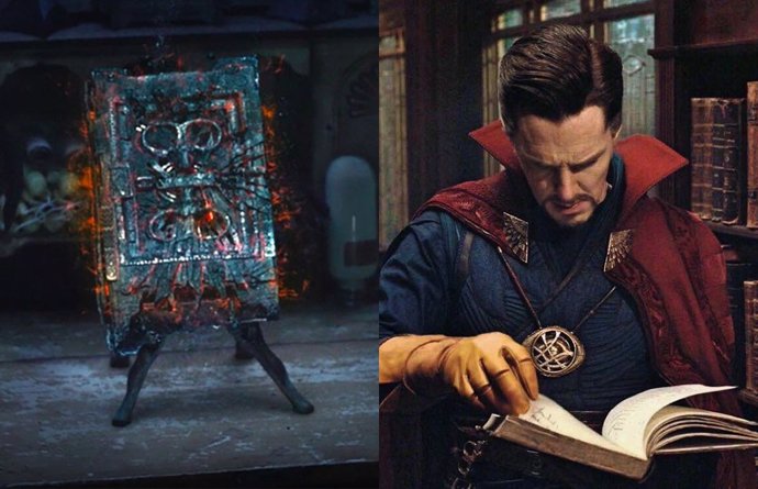 WandaVision: Doctor Strange estudia el Darkhold en este genial fan art