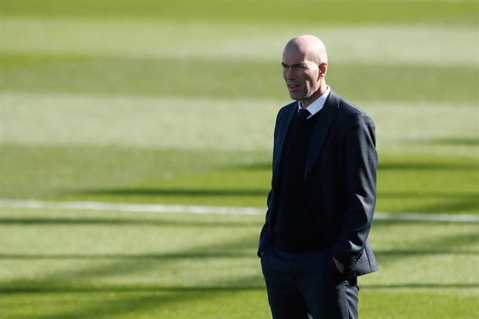 El entrenador del Real Madrid, Zinédine Zidane