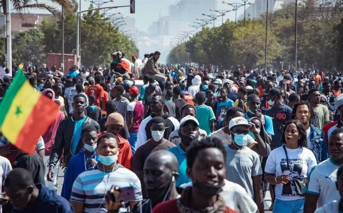 Protestas en Senegal por la situación política del país