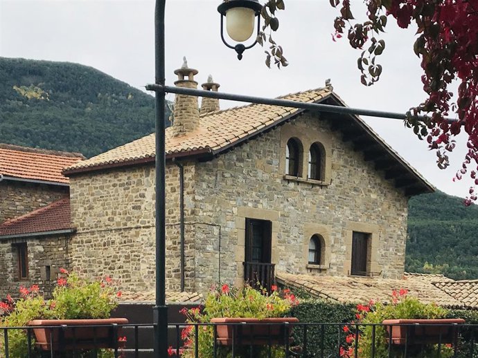 Archivo - Una casa rural.