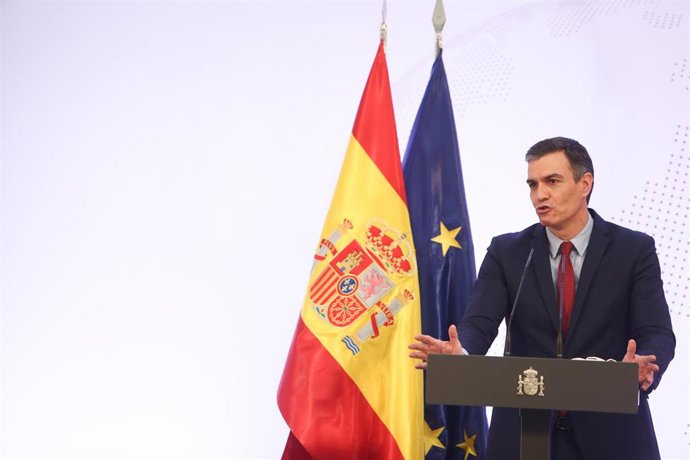 El presidente del Gobierno, Pedro Sánchez; 