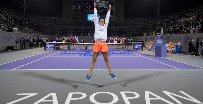 La tenista española Sara Sorribes logra el primer título WTA de su carrera en el torneo de Guadalajara (México)