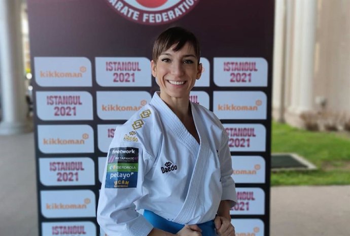 La karateca española Sandra Sánchez