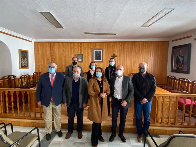 Visita institucional de la consejera de Agricultura, Carmen Crespo, al Ayuntamiento de María en Almería