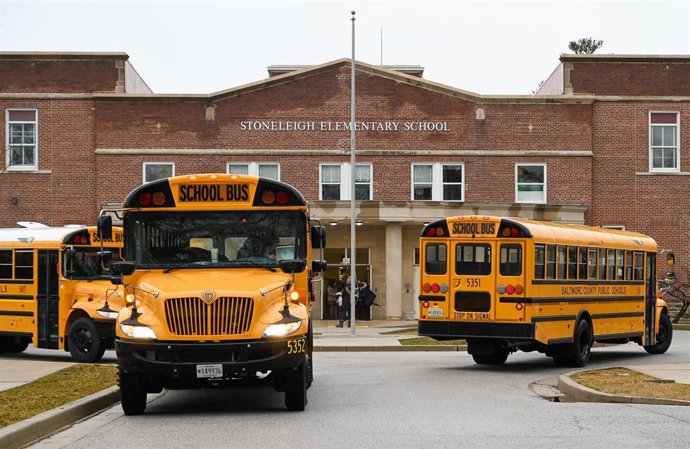 El colegio de educación primaria Stoneleigh de Baltimore, Estados Unidos