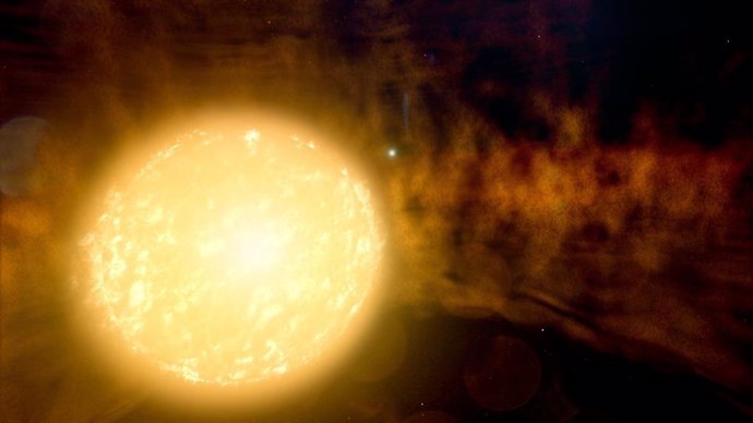Recreación de un sistema binario RV Tauri