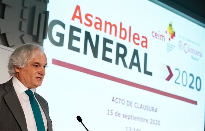 Archivo - El presidente de la Confederación Empresarial de Madrid CEOE (CEIM), Miguel Garrido