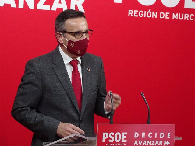 Diego Conesa, en rueda de prensa