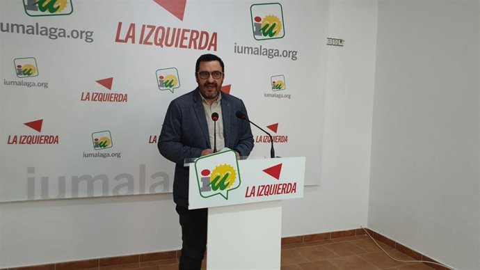 El parlamentario andaluz de Adelante y coordinador provincial de IU, Guzmán Ahumada
