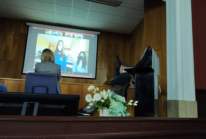 Archivo - Imagen del encuentro telemático organizado por la UCAV.