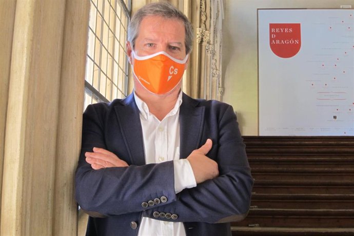 Archivo - Daniel Pérez Calvo, líder de Ciudadanos en Aragón