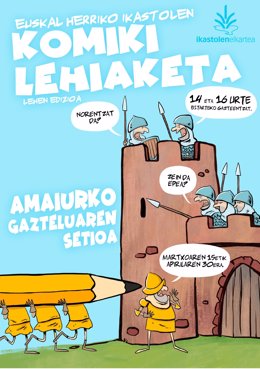 Euskal Herriko Ikastolen I. Komiki Lehiaketa.