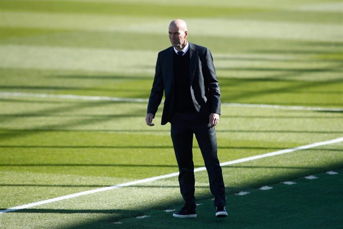 El entrenador del Real Madrid, Zinédine Zidane