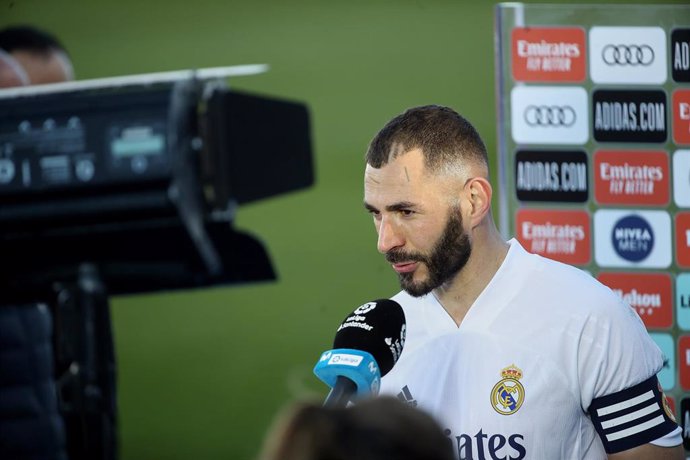 El delantero del Real Madrid Karim Benzema