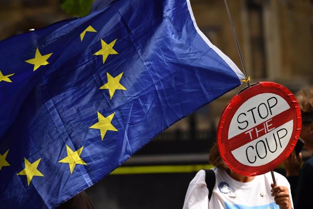 Archivo - Manifestación en rechazo al Brexit en Londres, la capital británica. 