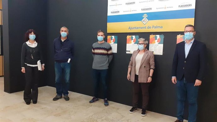 Represenantes del Servicio Integral de Atención a alas Víctimas de Violencia de Género y del Ayuntamiento de Palma.