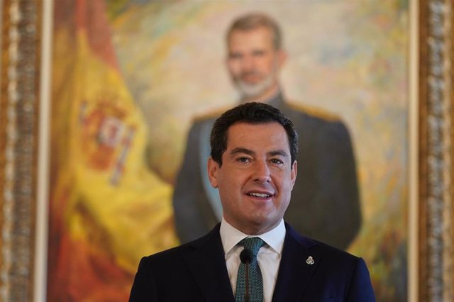 El presidente de la Junta de Andalucía, Juanma Moreno, en una imagen del 12 de marzo.