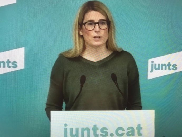 La vicepresidenta de Junts, Elsa Artadi