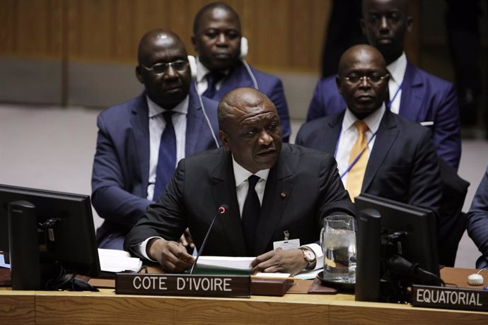 El finado primer ministro y ministro de Defensa de Costa de Marfil, Hamed Bakayoko.