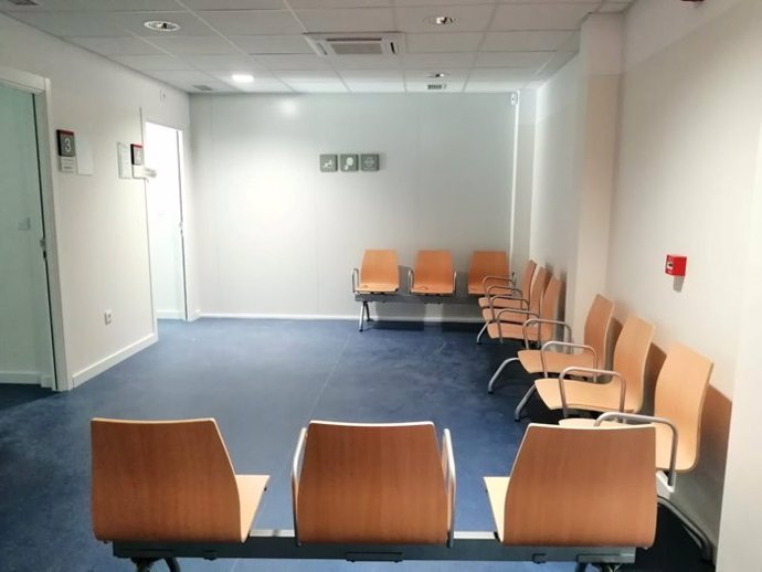 Imagen de la sala de espera del nuevo módulo asistencial