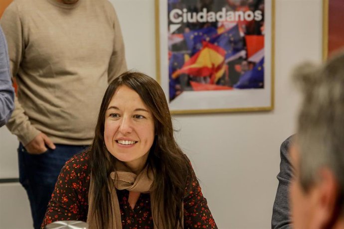 Archivo - La secretaria general de Ciudadanos, Marina Bravo, durante una reunión de la Comisión Gestora del partido en la sede del mismo, en Madrid (España), a 10 de diciembre de 2019