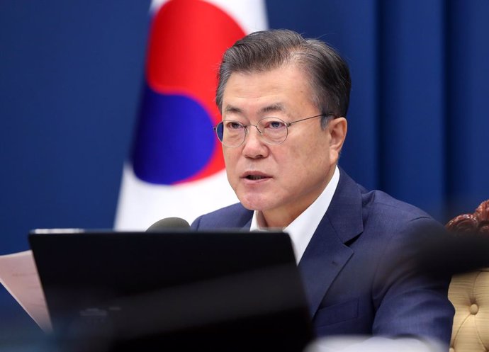 El presidente de Corea del Sur, Moon Jae In