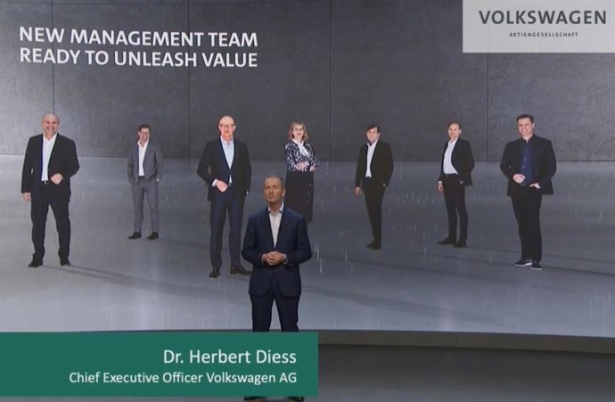 El consejero delegado del grupo Volkswagen, Herbert Diess.