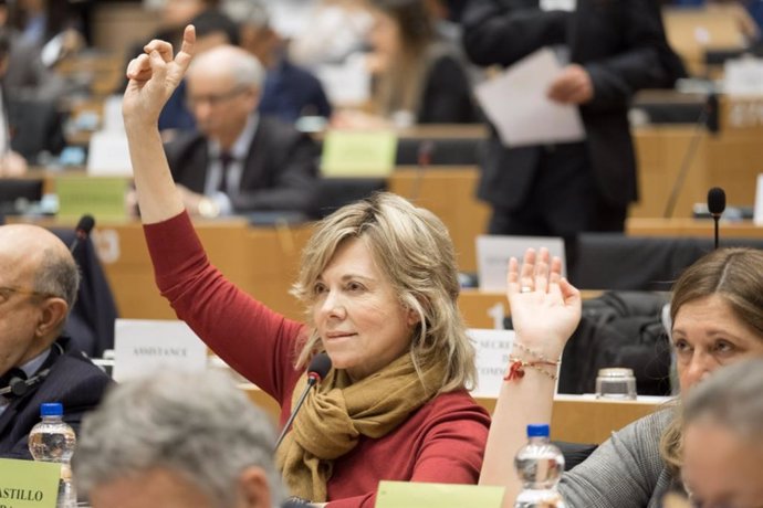 Eurodiputada del Grupo Popular en el Parlamento Europeo, Pilar del Castillo.