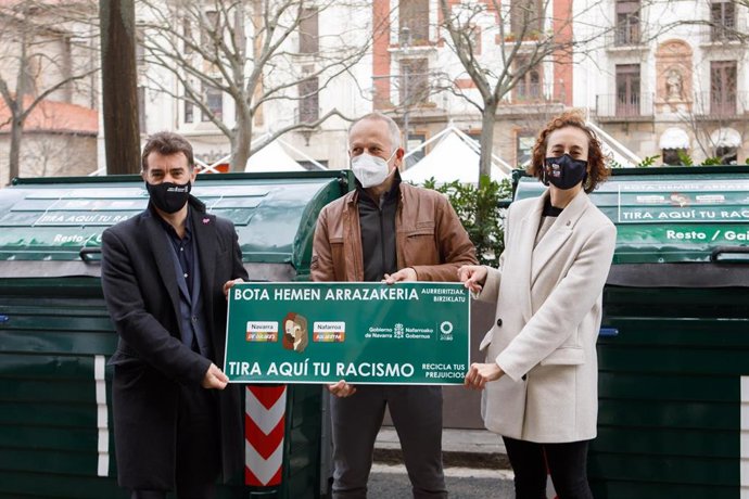 Eduardo Santos, David Campión y Patricia Ruiz de Irizar.