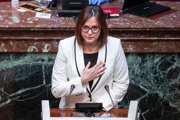 Archivo - Imagen de Isabel Franco, durante su comparecencia