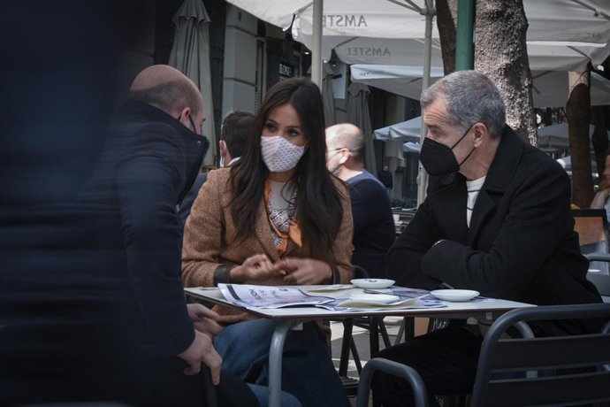 La vicealcaldesa de Madrid, Begoña Villacís y el coordinador autonómico de Ciudadanos (Cs) en La Comunitat Valenciana, Toni Cantó