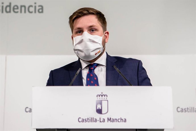 El Consejero De Fomento, Nacho Hernando, En Rueda De Prensa.