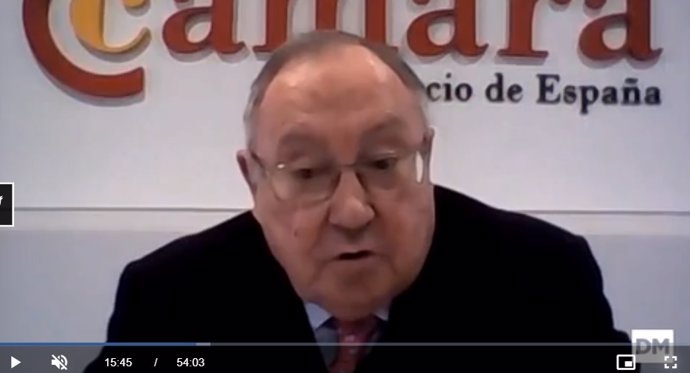 Archivo - Presidente de la Cámara de Comercio de España, José Luis Bonet.