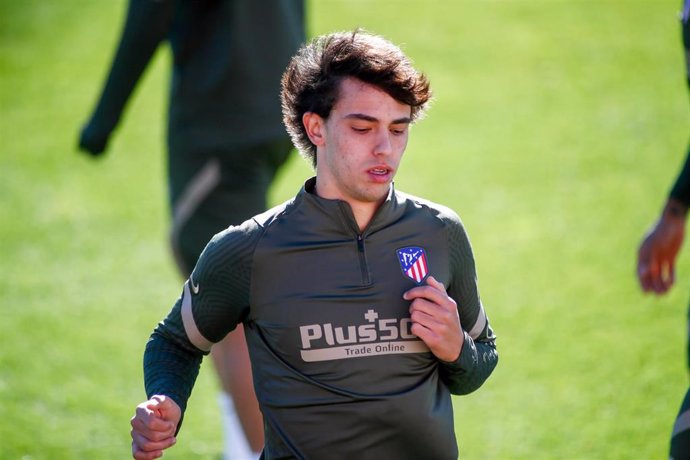 Archivo - Joao Felix entrenando con el Atlético