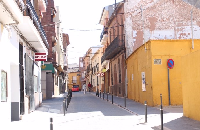 Calle de La Solana donde se encontró una cartera.
