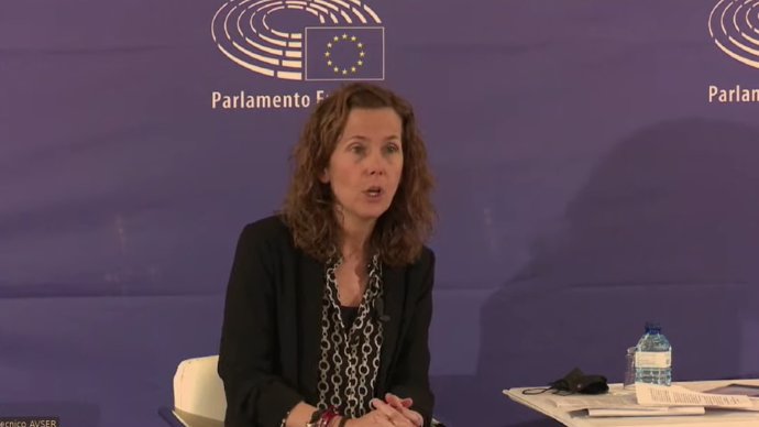 La directora general de fondos europeos, Esperanza Teba Samblás.