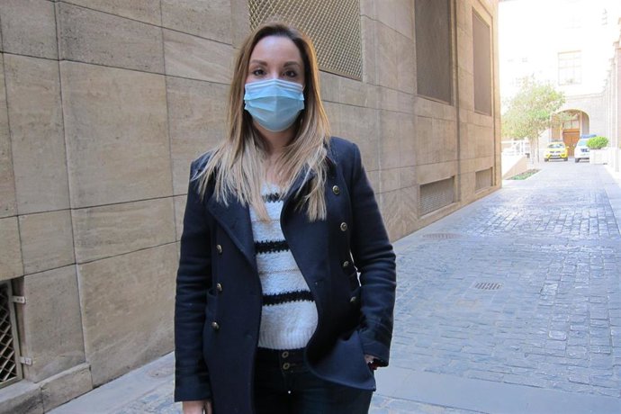 La coordinadora general de Podemos Aragón, Maru Díaz.