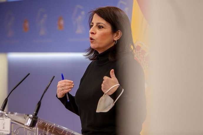 La portavoz parlamentaria del PSOE, Adriana Lastra.