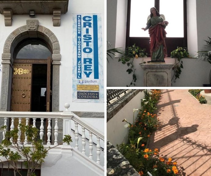 Varias imágenes del Albergue Diocesano Juvenil 'Cristo Rey'.
