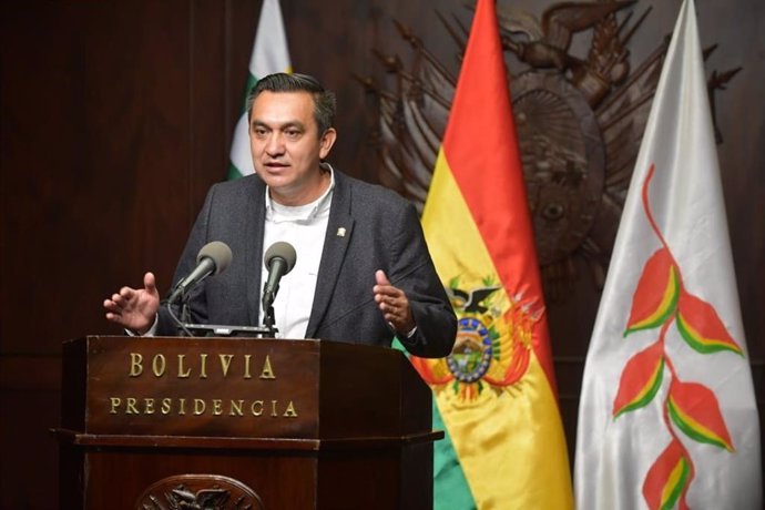 Archivo - El ministro de la Presidencia de Bolivia, Yerko Núñez.