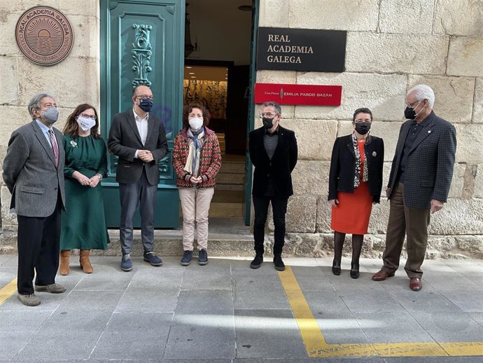 Presentación del congreso promovido por la RAG, el Consello da Cultura Galega y la USC sobre Emilia Pardo Bazán en su casa-museo