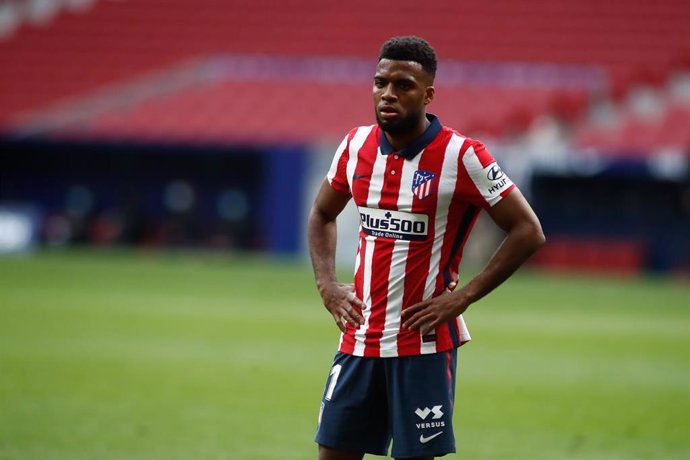 Thomas Lemar con el Atlético de Madrid