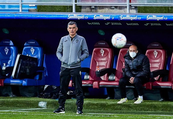 José Luis Mendilibar, entrenador de la SD Eibar