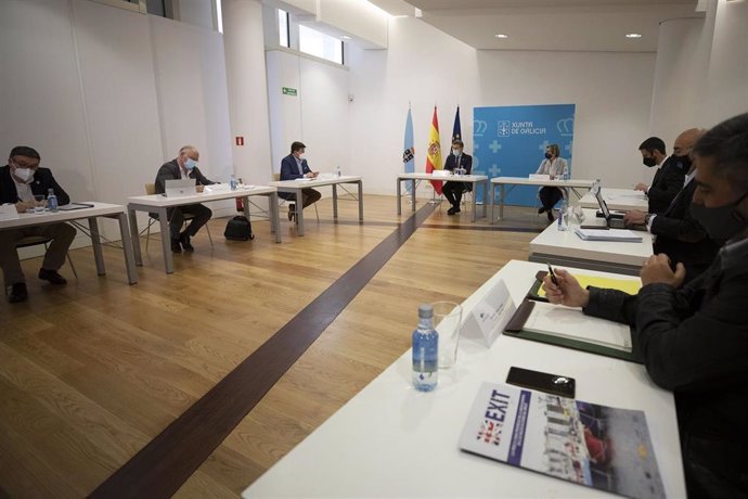 Constitución del grupo de trabajo posBrexit en el Consello Galego de Pesca, presidido por Alberto Núñez Feijóo