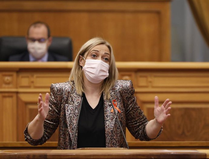Archivo - La portavoz del Grupo Parlamentario Ciudadanos, Carmen Picazo, en las Cortes